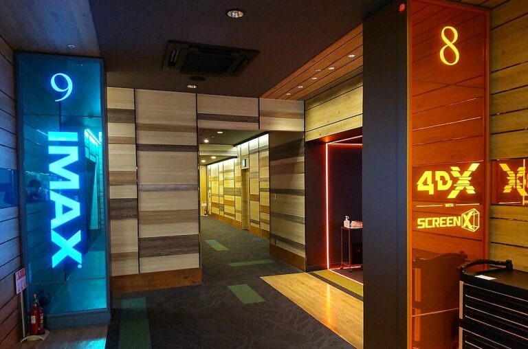 Salle de cinéma 4dx