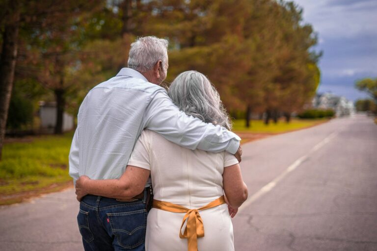 Un couple de retraités
