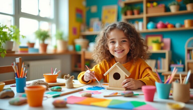 découvrez des idées de bricolage créatives et ludiques pour les enfants à partir de 4 ans. stimulez leur imagination et développez leur motricité fine grâce à des projets faciles à réaliser. parfait pour des moments de partage en famille ou en classe !