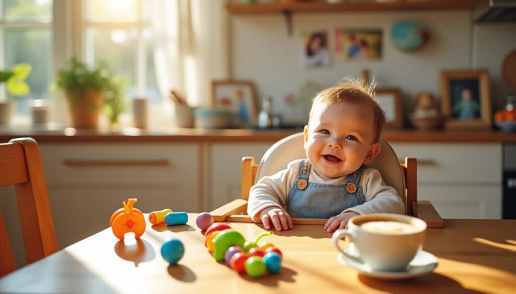 découvrez à quel âge il est recommandé d’installer bébé dans une chaise haute, les signes à observer pour savoir s’il est prêt, ainsi que des conseils pour assurer sa sécurité lors des repas.