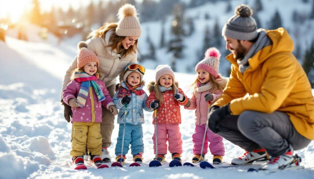 découvrez à quel âge il est recommandé de commencer le ski avec vos enfants et les conseils pour une première expérience en toute sécurité.
