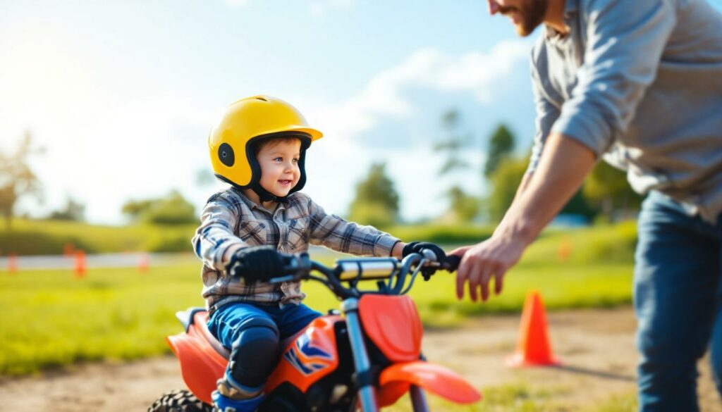 découvrez à quel âge un enfant peut commencer à faire de la moto en toute sécurité, avec des conseils adaptés aux différentes étapes de son développement.